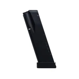 Mec-Gar Competition Magazine EAA Witness, Tanfoglio Large Frame 40 S&W 16-Round Steel Anti-Friction Black