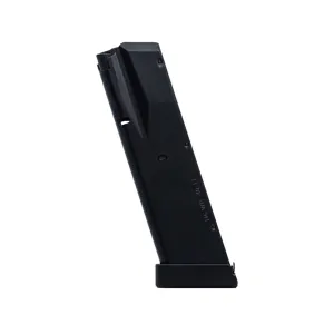 Mec-Gar Competition Magazine EAA Witness, Tanfoglio Large Frame 40 S&W 10-Round Steel Anti-Friction Black