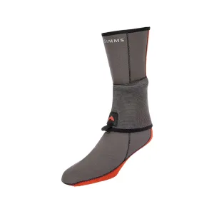 Simms Men's Flyweight Neoprene Wet Wading Socks Pewter Large
