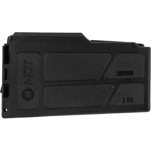 MDT Magazine AICS Long Action 300 Winchester Magnum 3-Round Polymer Black