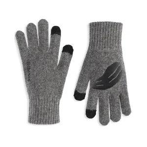 Simms Men's Wool Fishing Gloves Steel Large/XL