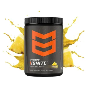 MTN OPS Ignite Energy Drink Powder Pineapple 45 Servings