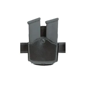 Safariland 572 Double Mag Paddle Pouch for Glock 17, 19, 22, 23, 26, 27, 34, 35, Sig Sauer P229, SP2340, S&W Sigma 4C, 9C, 40F, SW9V, SW40V Laminate Black
