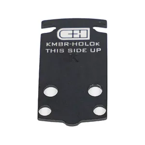 C&H Precision Pistol Red Dot Mounting Plate Kimber R7 To Holosun 407K, 507K