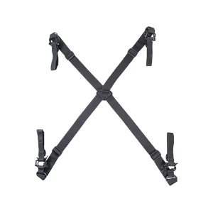 High Speed Gear High Speed Low Drag Suspenders Black