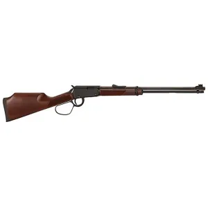 Henry Varmint Express Lever Action Rifle 17 Hornady Magnum Rimfire (HMR) 19" Blued Barrel Blued Frame American Walnut Field Stock