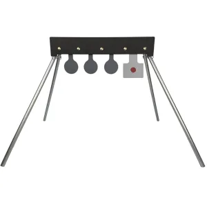 Challenge Targets Shoot-to-Reset Plate Rack Steel Target