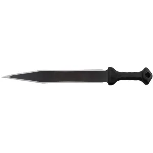 SOG Phantom Strike Machete Fixed Blade Knife 17.6" Spear Point 420 Black Blade Glass Reinforced Nylon (GRN) Handle Black