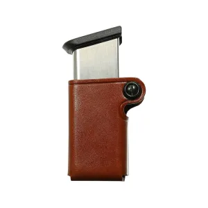 Galco Double Stack Magazine Pouch 45 ACP, 10mm for Glock Leather Tan