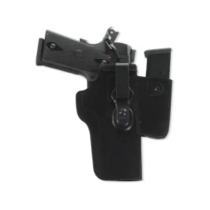 Galco Walkabout 2.0 IWB Holster Ambidextrous 1911 Commander Leather Black