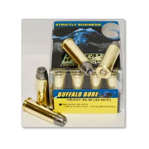 Buffalo Bore 44-40 WCF Ammo 185 Grain Lead Hollow Point Box of 20