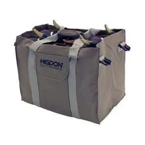 Higdon 6-Slot Full Body Duck Decoy Bag Polyester Brown