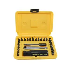 Chapman Model 8900 27 Piece Deluxe Screwdriver Set