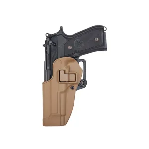 BLACKHAWK! CQC Serpa OWB Holster Left Hand 1911 Government Polymer Coyote