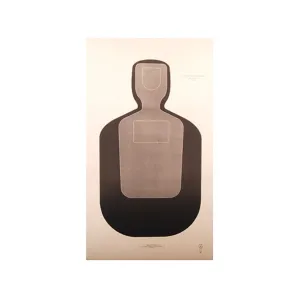 NRA Official Training and Qualification Target Law Enforcement TQ-19 24" x 42" Paper 100PK