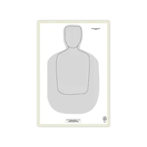 NRA Official Training and Qualification Target Law Enforcement TQ-21 24" x 42" Paper 100PK