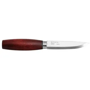 Morakniv Classic No. 2 Fixed Blade Knife 4.13" Drop Point Carbon Satin Blade Birch Handle Red