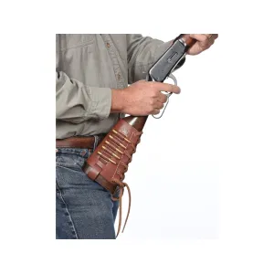 Triple K Western Cartridge Cuff Buttstock Ammo Holder Right Hand 308 Winchester, 30-30 Winchester 6-Round Leather