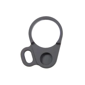 GG&G Fixed Stock AR-15, LR-308 End Plate with RH Sling Loop Aluminum Matte