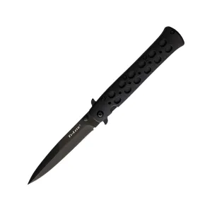 Cold Steel Ti-Lite Pocket Knife 4" Spear Point AUS-8 Black Blade Zy-Ex Handle Black