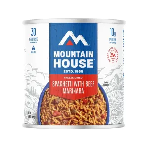 Mountain House Classic Spaghetti with Beef Marinara Freeze Dried Food #10 Can