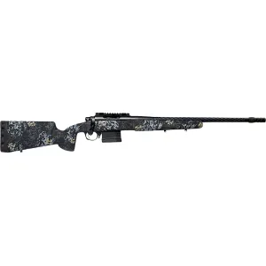 Horizon Firearms Vandal Prime Bolt Action Rifle 22 Creedmoor 22" Matte Fluted Threaded Barrel Matte Frame Gray/Tan Stock Precision