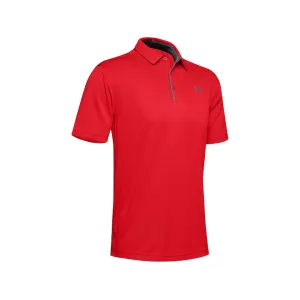 Under Armour Men's Tech Short Sleeve Polo Shirt Red XL