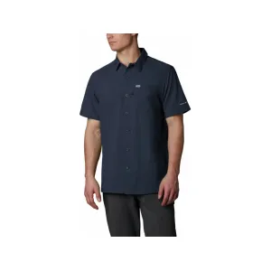 Columbia Men's PFG Slack Tide Camp Short Sleeve Shirt Collegiate Navy 2XL