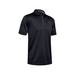 Under Armour Men's Tech Short Sleeve Polo Shirt Black Large