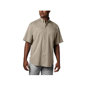 Columbia Men's PFG Tamiami II Short Sleeve Shirt Fossil XL Tall