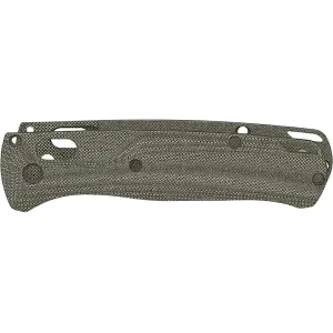Flytanium Crossfade Knife Scales for Benchmade Bugout Canvas Micarta Green