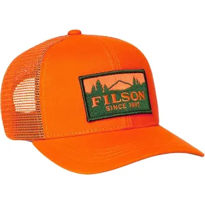 Filson Men's Logger Mesh Hat Blaze Orange One Size Fits Most
