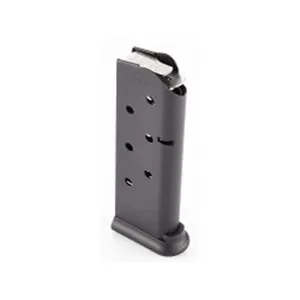 CM Products Railed Power Mag (RPM) Compact 1911 Officer Magazine 45 ACP 7-Round Stainless Steel Black