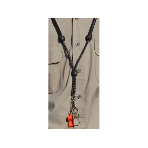 Avery Classic Whistle Lanyard Leather Brown