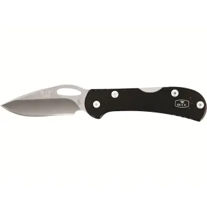 Buck Knives 726 Mini Spitfire Pocket Knife 2.75" Drop Point 420HC Satin Blade Aluminum Handle Black