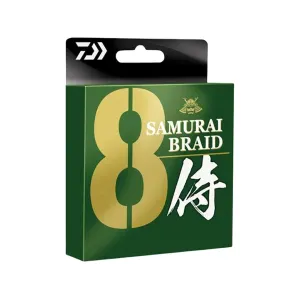 Daiwa Samurai X8 Braided Fishing Line 15lb 330yd Dark Green