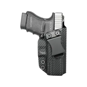 Rounded IWB Holster Right Hand Glock 29, 30, 30S Kydex Carbon Fiber