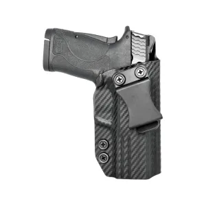 Rounded IWB Holster Right Hand S&W M&P Shield EZ 9mm Luger Kydex Carbon Fiber