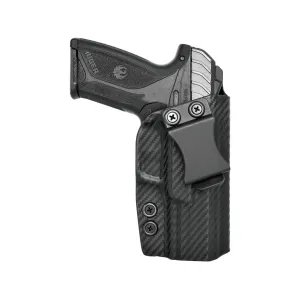 Rounded IWB Holster Right Hand Ruger Security 9 Kydex Carbon Fiber