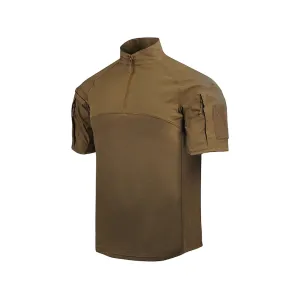 Condor Men's Gen II Combat Short Sleeve Quarter Zip Shirt Tan Large