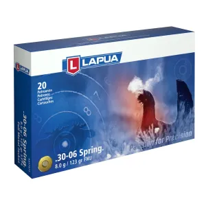 Lapua 30-06 Springfield Ammo 123 Grain Full Metal Jacket Box of 20