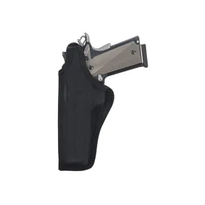 Bianchi 7001 AccuMold Thumbsnap OWB Holster Left Hand 1911 Government, Browning Hi-Power Nylon Black