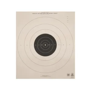 NRA Official Pistol Target B-6 50-Yard Slow Fire Tagboard 100PK
