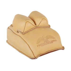 Protektor Bunny Ear Rear Shooting Rest Bag Leather Tan Filled