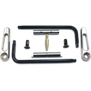 KNS Gen JJ AR-15, AR-10 Anti Walk Hammer and Trigger Pin Set Small Diameter (0.154") Stainless Steel