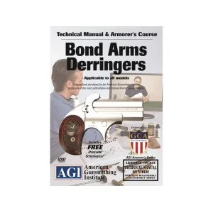 American Gunsmithing Institute (AGI) Technical Manual & Armorer's Course Video "Bond-arm DERRINGER"