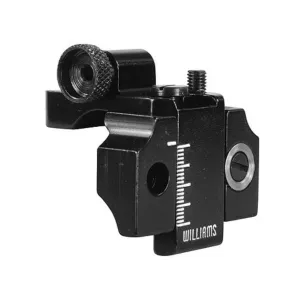 Williams 5D-SH Receiver Peep Sight Benjamin 340, 342, 347, Sheridan Model C Aluminum Black