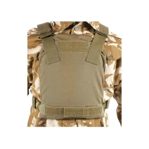 BLACKHAWK! Low Vis Body Armor Plate Carrier Harness 500D Ripstop Nylon Large Coyote Tan