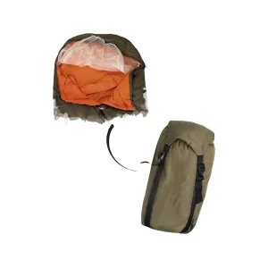 Military Surplus Czech Summer Sleeping Bag Grade 2 Olive Drab/Orange