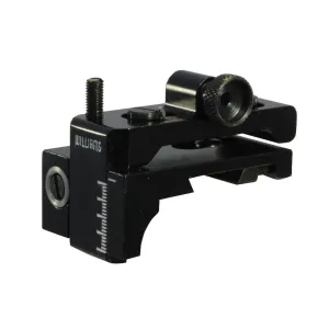Williams 5D-AG Rear Peep Sight for Rimfire Receivers with Dovetail Grooves High Sight Line